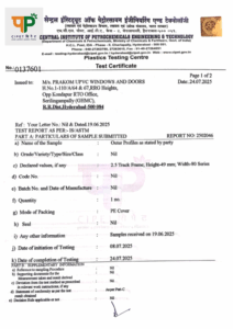 Cipet Certificate